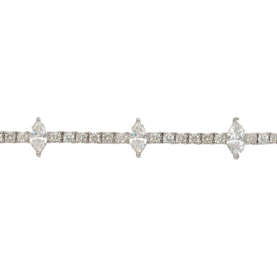 M.Fitaihi Everyday Sparkle - Gold & Diamond Tennis Bracelet