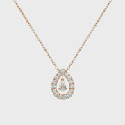 M.Fitaihi Everyday Sparkle - Diamond Pear Necklace