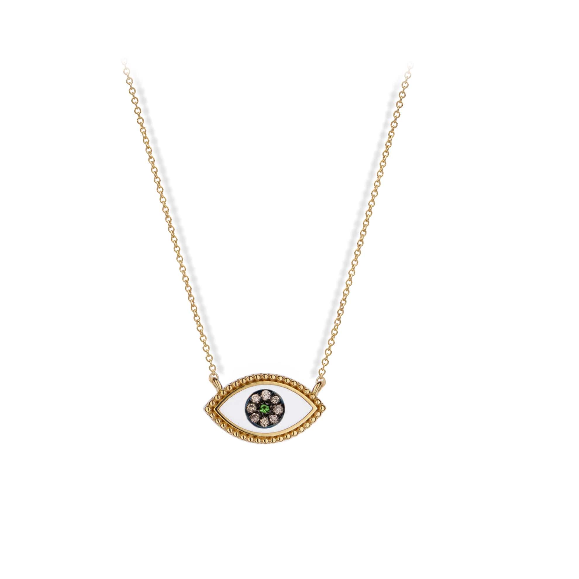M. Fitaihi Candy Diamond & Enamel Necklace