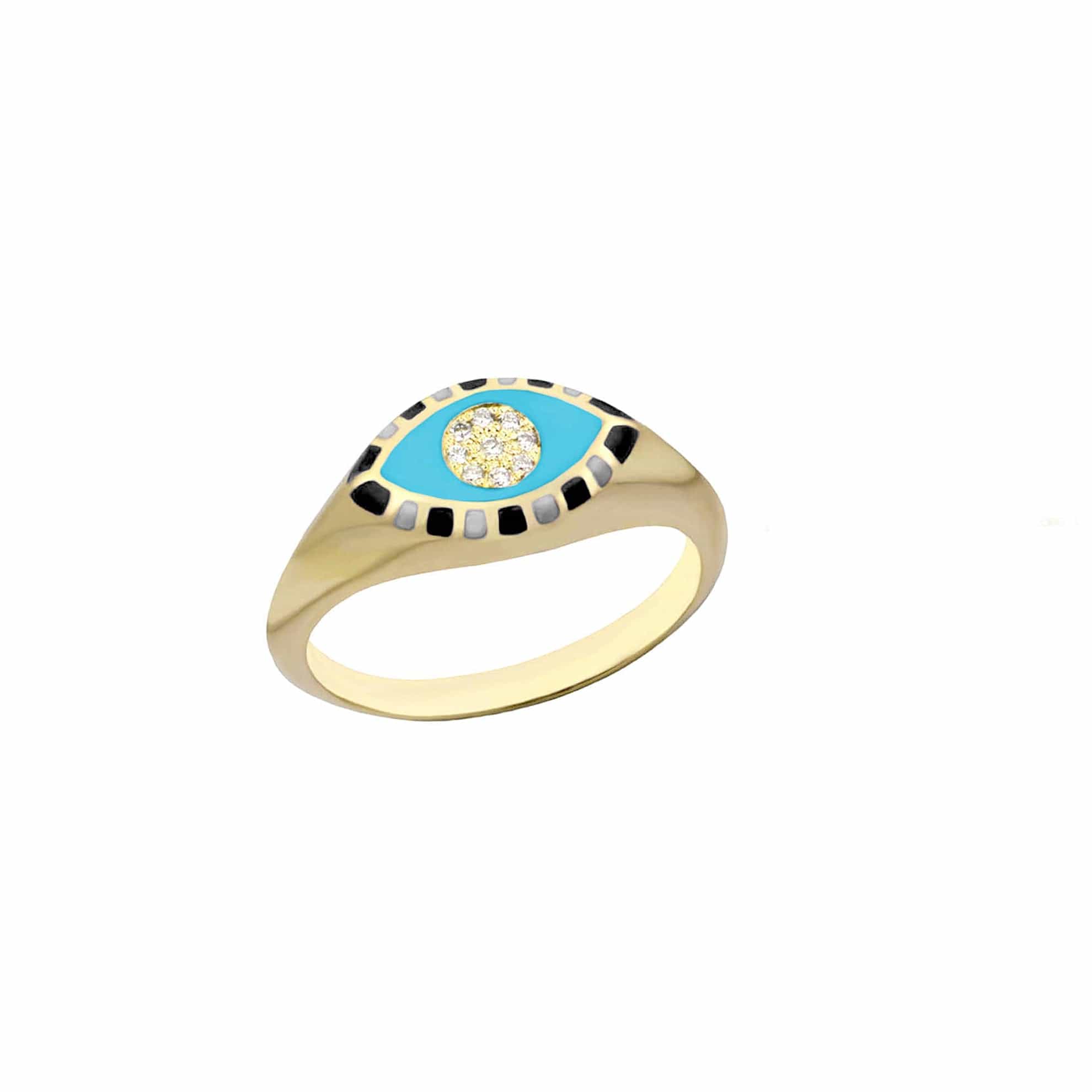 M. Fitaihi Candy Signature Eye Shape Ring
