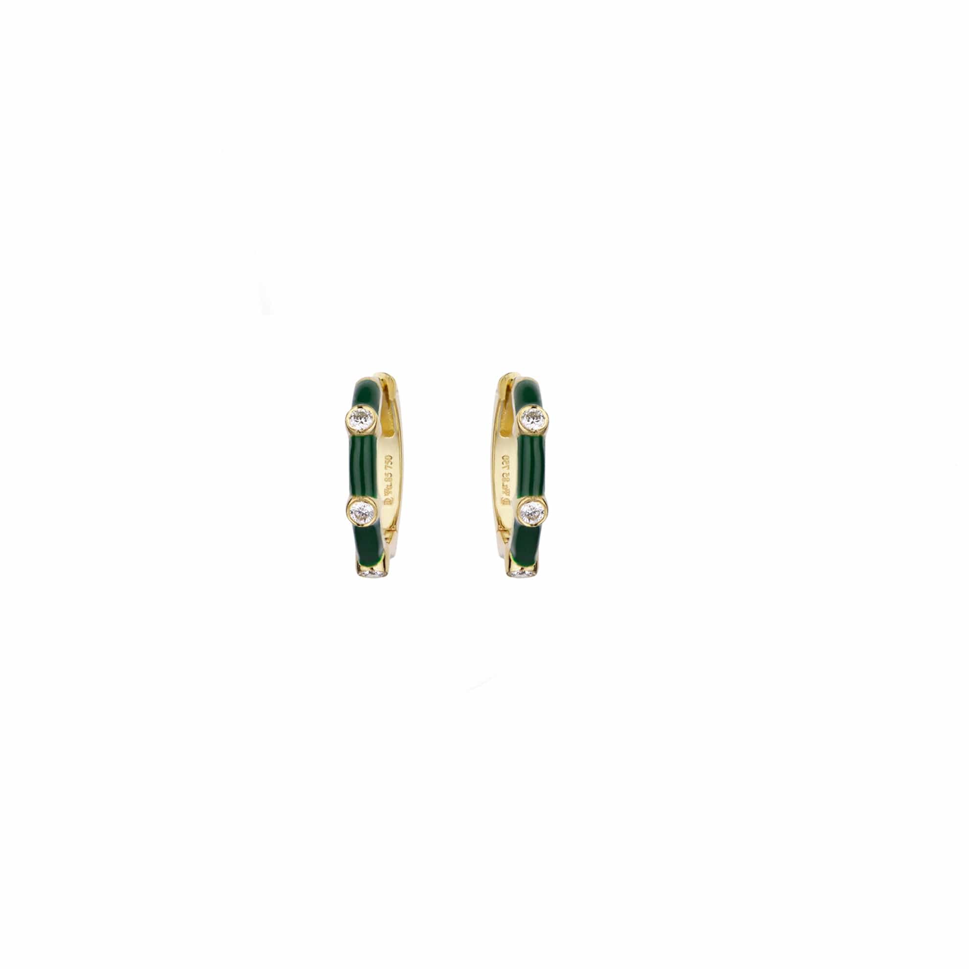 M. Fitaihi Candy Stacking Enamel Earrings