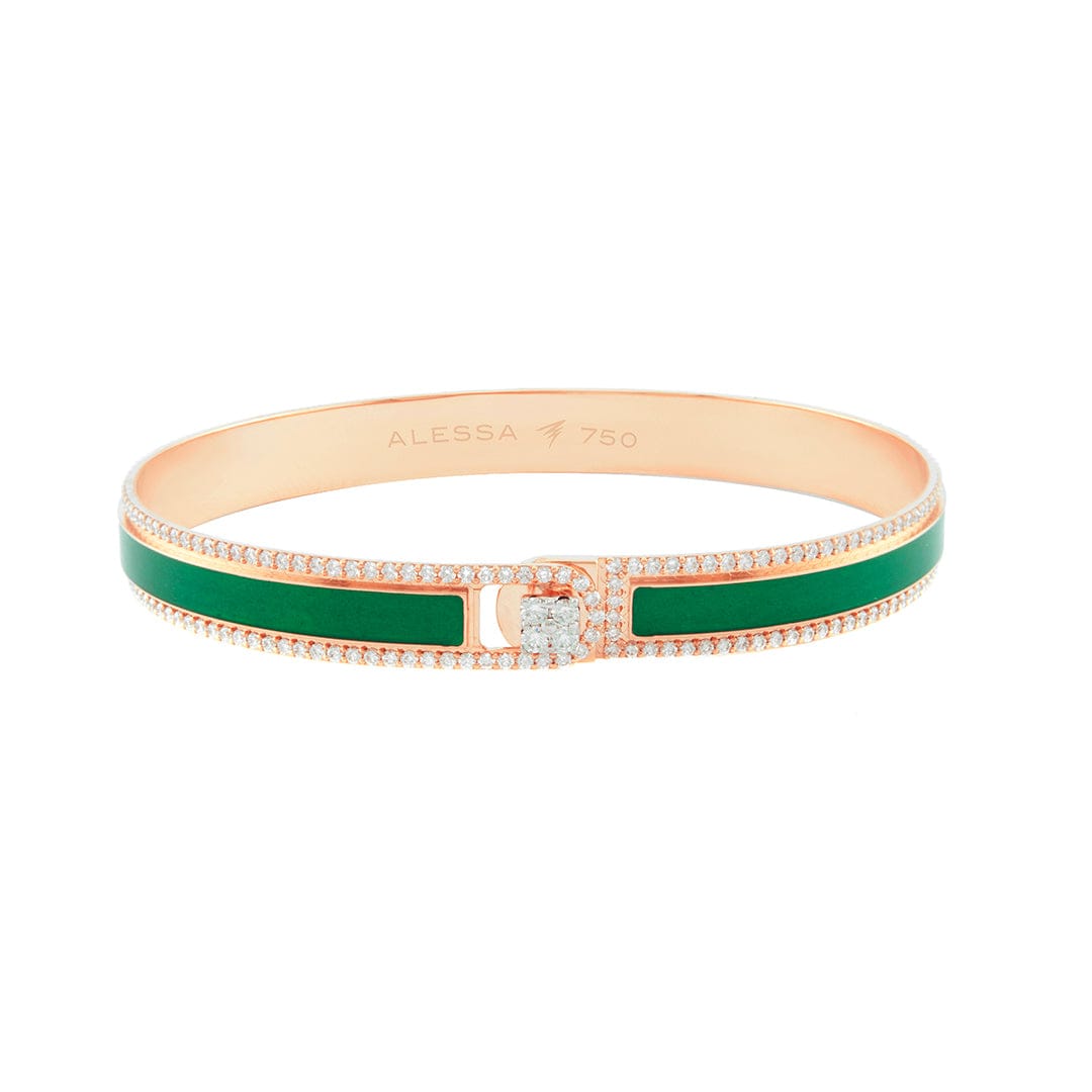 Alessa Jewelry Solid Border Diamond Bracelet - M.Fitaihi