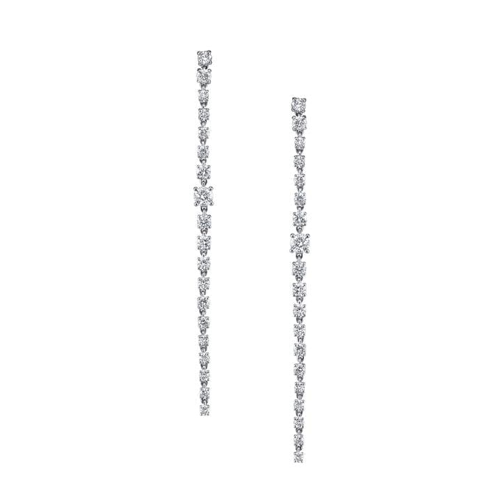 Anita Ko Long diamond rope earrings - M.Fitaihi