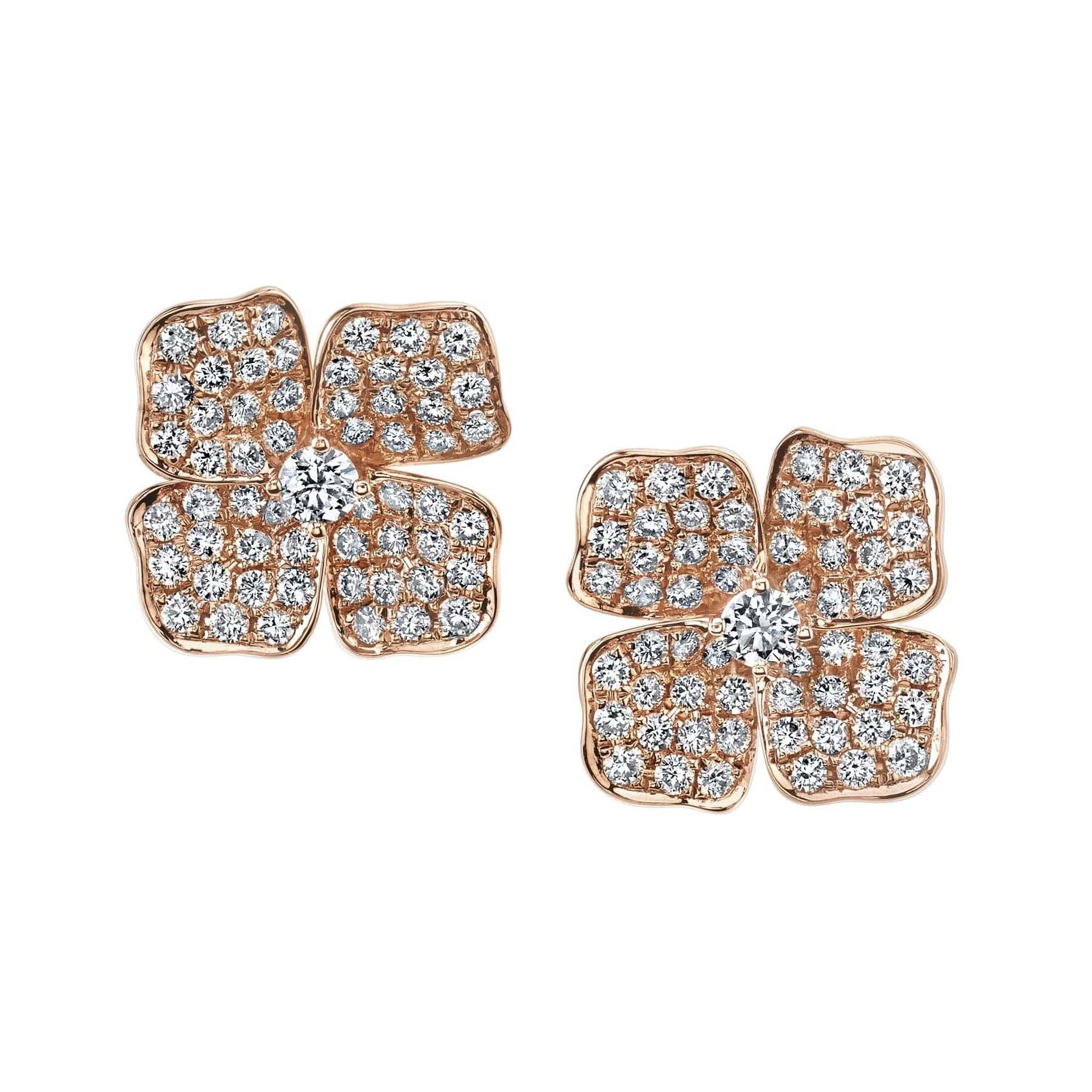 Anita Ko Small Flower Diamond Studs - M.Fitaihi
