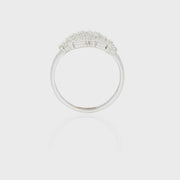 Suzanne Kalan White Gold Wide Band Ring