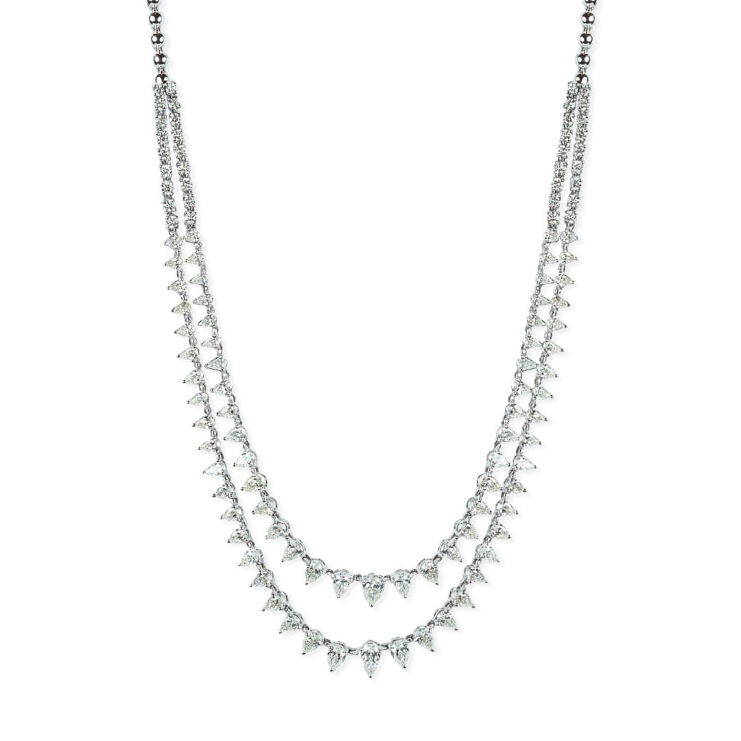 Bridal Diamond Necklace - M.Fitaihi