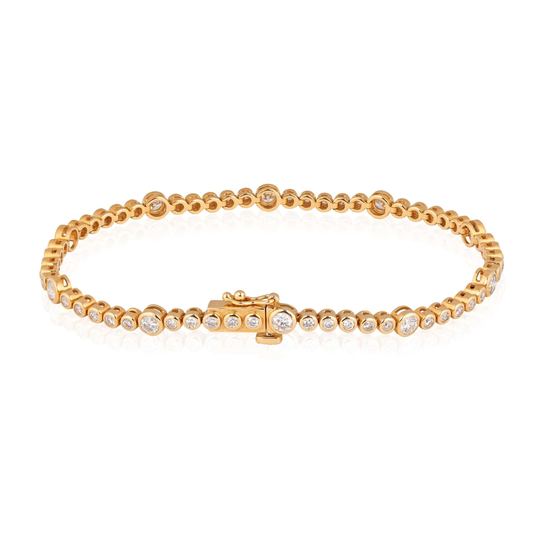 Diamond Gold Bracelet - M.Fitaihi
