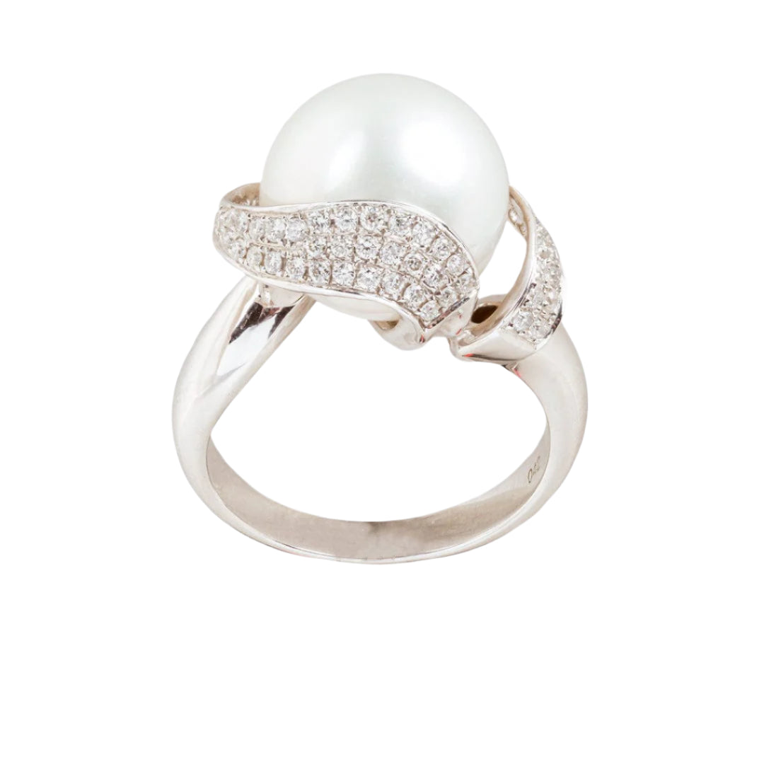 Diamond Pearl Ring - M.Fitaihi