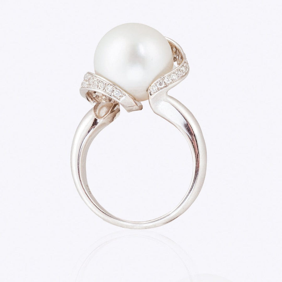 Diamond Pearl Ring - M.Fitaihi