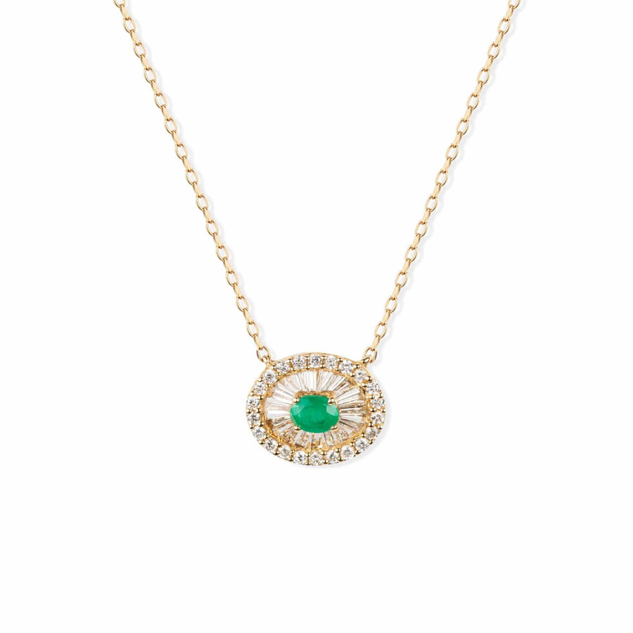 Diamonds and Emeralds Necklace - M.Fitaihi