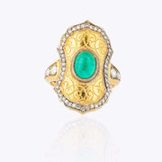 Emerald Diamond Ring - M.Fitaihi