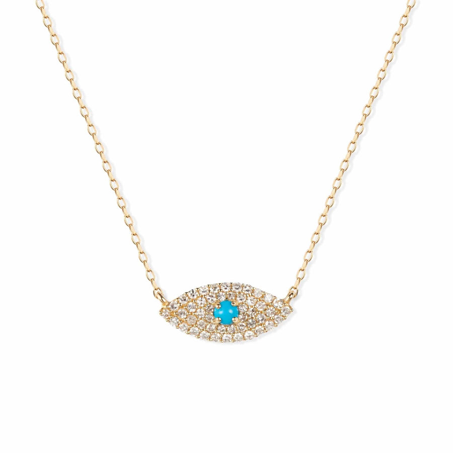 Golden Eye Necklace - M.Fitaihi