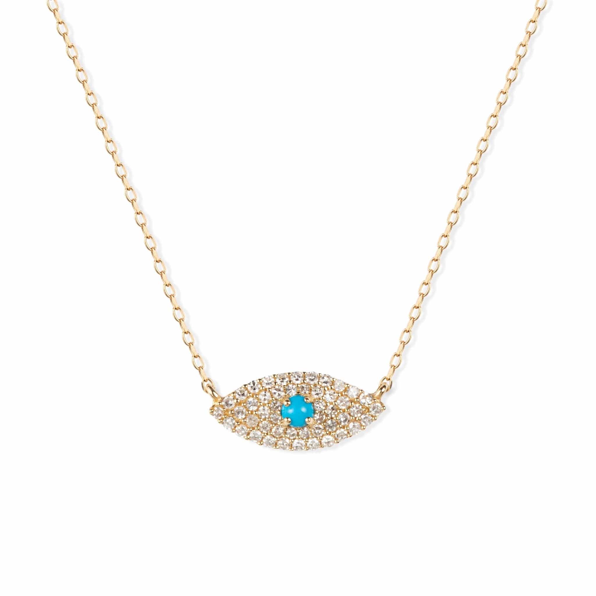 Golden Eye Necklace - M.Fitaihi