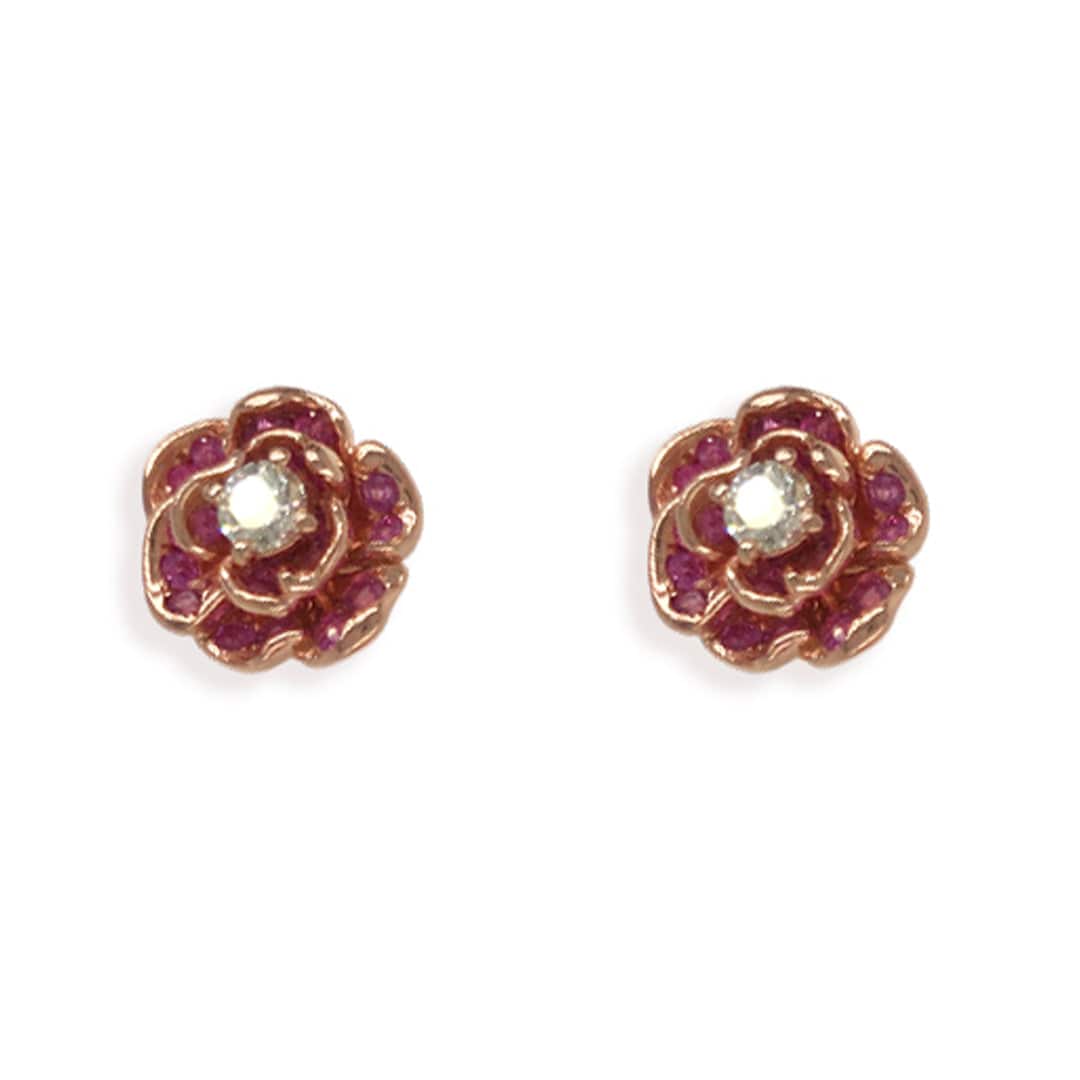 "Jouri" Pink Sapphire Diamond Earrings - M.Fitaihi