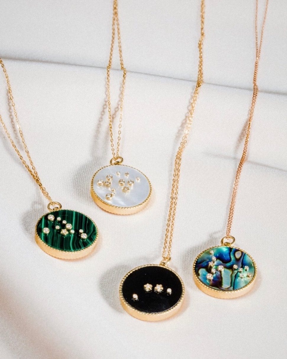 L'Atelier Nawbar Mother of Pearl Cosmic Love Pendant - M.Fitaihi