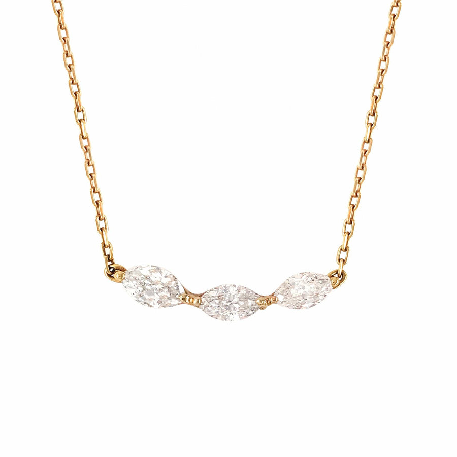 M.Fitaihi Everyday Sparkle - Gold Necklace with Diamonds - M.Fitaihi