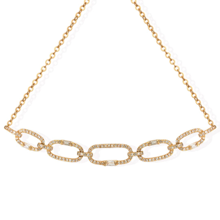 M.Fitaihi Everyday Sparkle - Loop Chain Necklace - M.Fitaihi