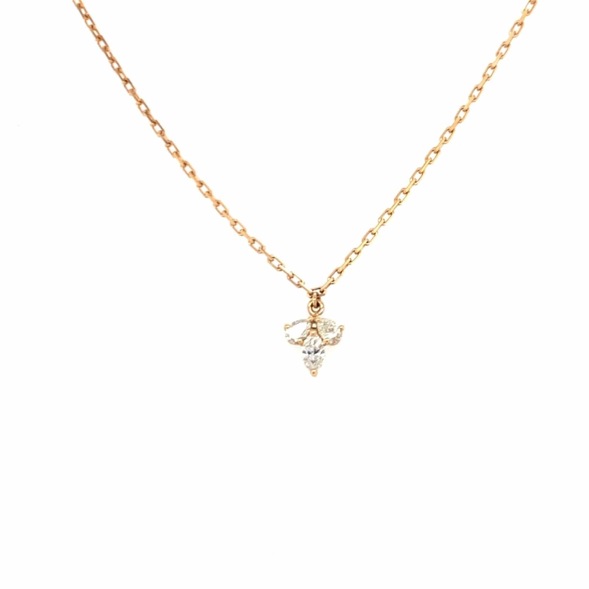 M.Fitaihi Everyday Sparkle - Rose Gold with Diamonds Choker Necklace - M.Fitaihi