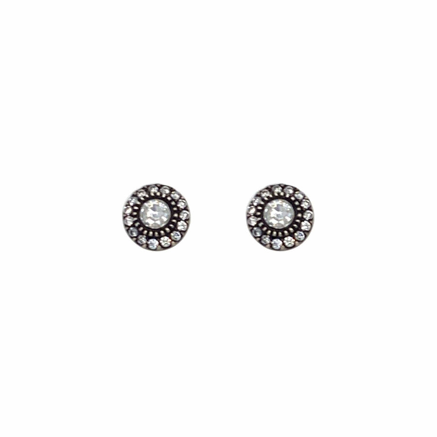 M.Fitaihi Everyday Sparkle - White Gold with Diamond Studs- Earrings - M.Fitaihi