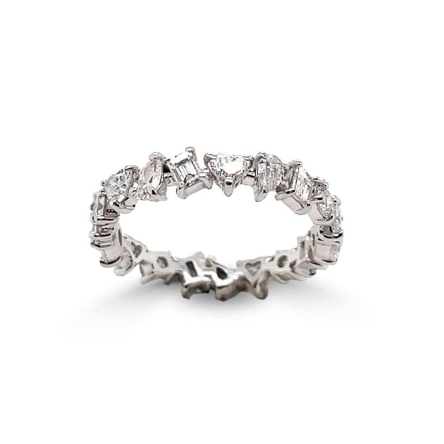 M.Fitaihi Forever Yours - White Gold Heart Ring. - M.Fitaihi