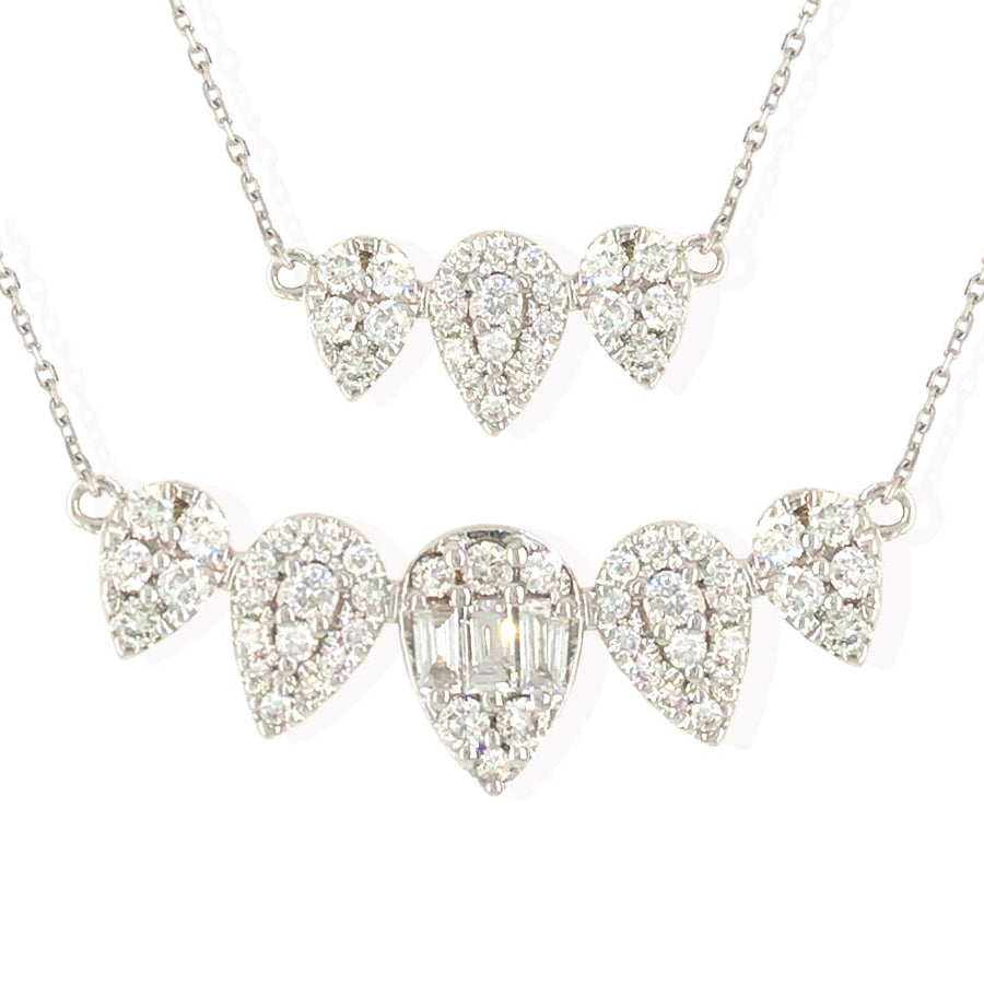 M.Fitaihi Timeless Baguette - Pear Sequence Necklace - M.Fitaihi