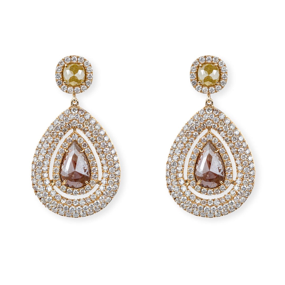 Pear shape diamond Earring - M.Fitaihi