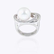 Pearl Diamond Ring - M.Fitaihi
