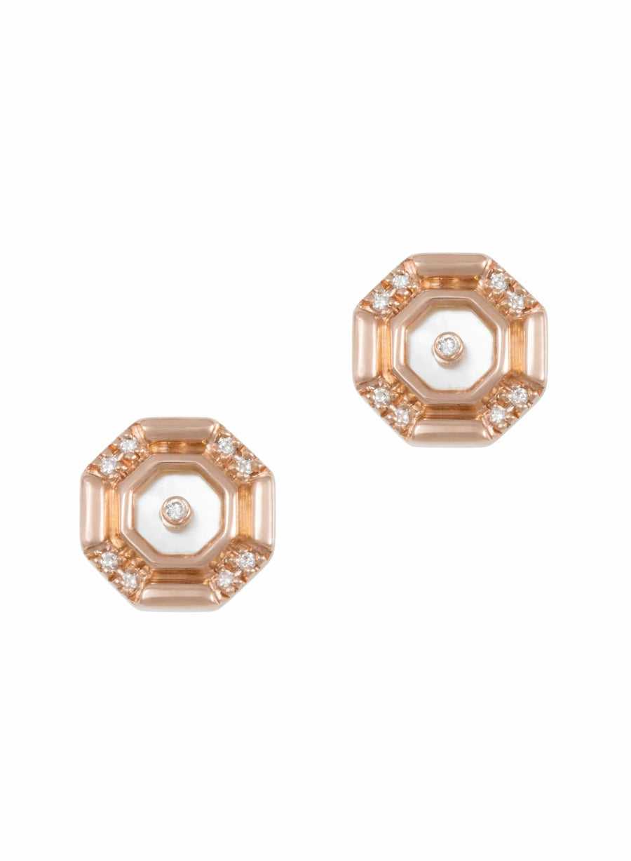 L'Atelier Nawbar Mini Hexagon Studs