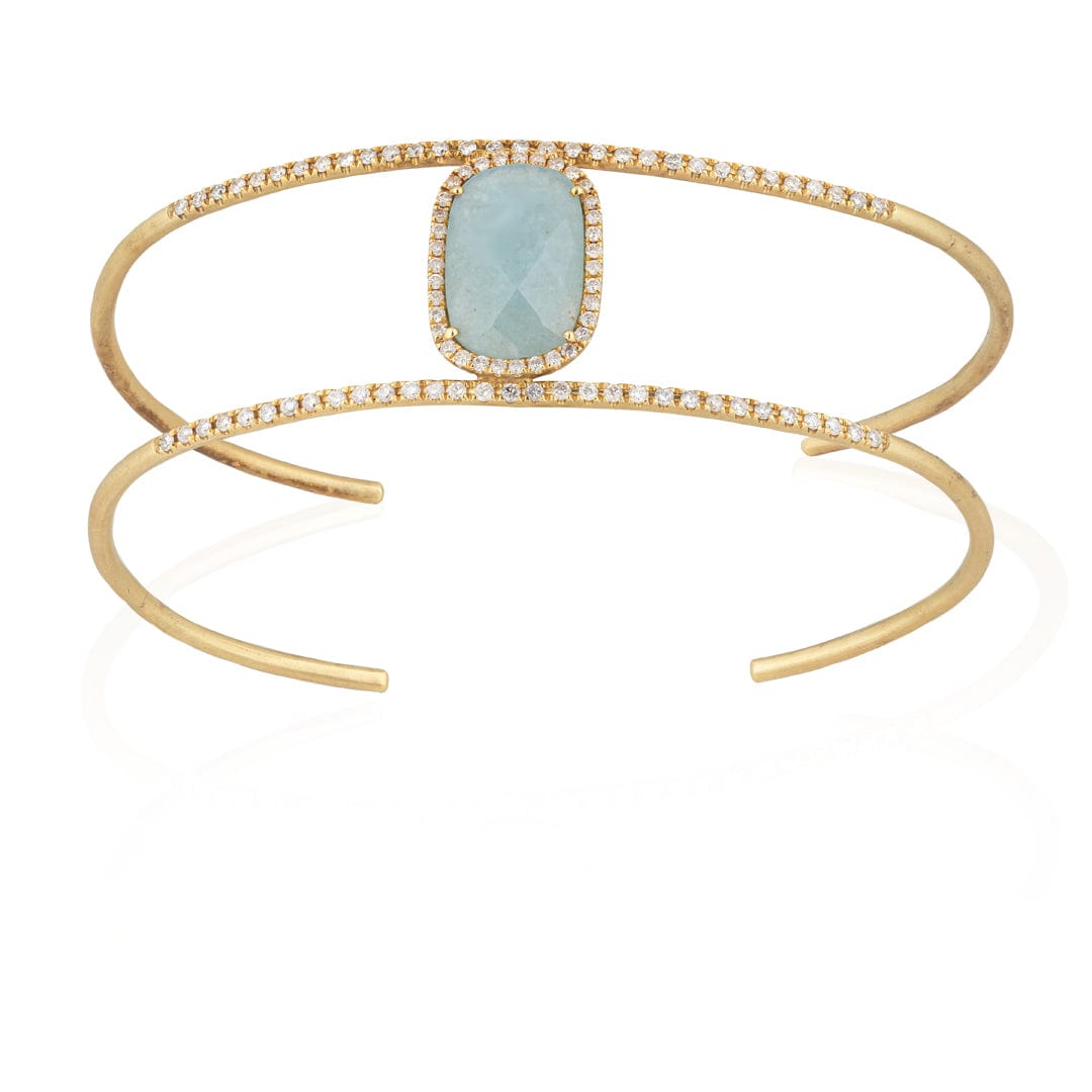Rail Diamond Bangle - M.Fitaihi