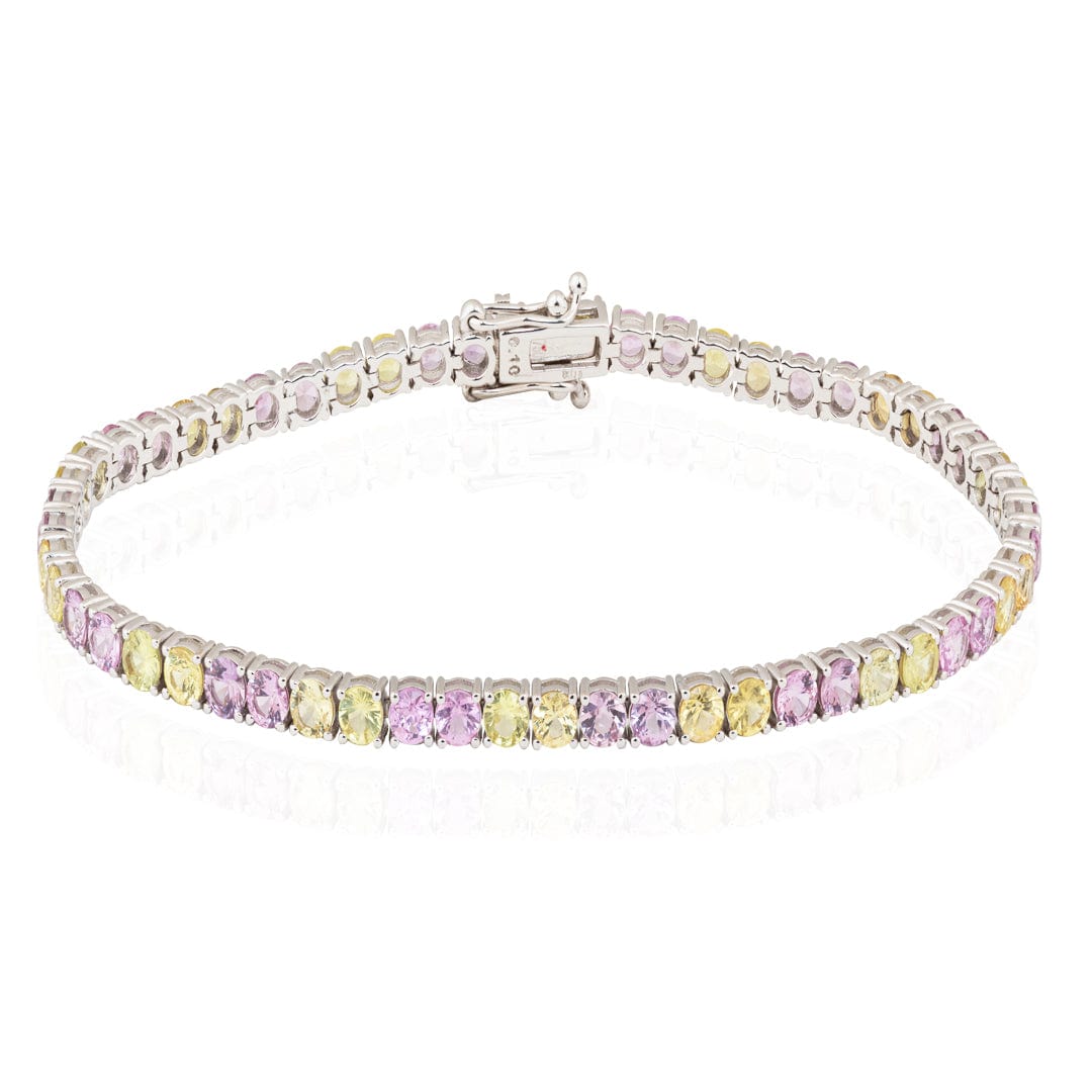 Rainbow Tennis Bracelet - M.Fitaihi