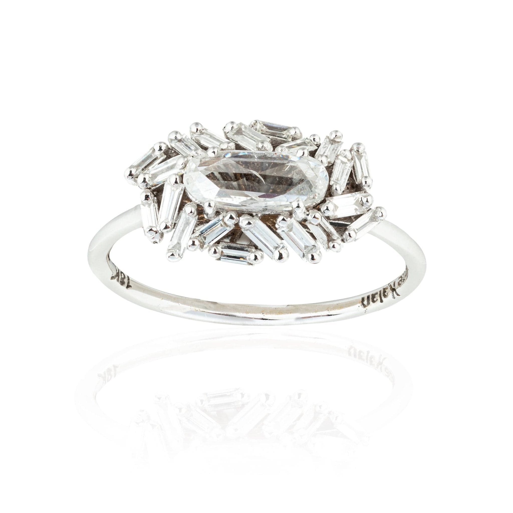 Suzanne Kalan One Of A Kind White Gold Ring - M.Fitaihi