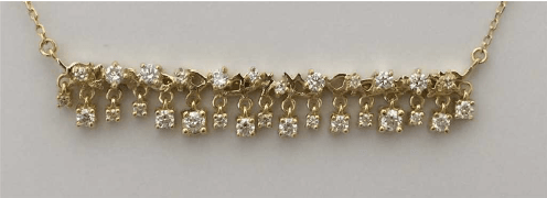 Suzanne Kalan Yellow Gold Pendant With Diamonds - M.Fitaihi