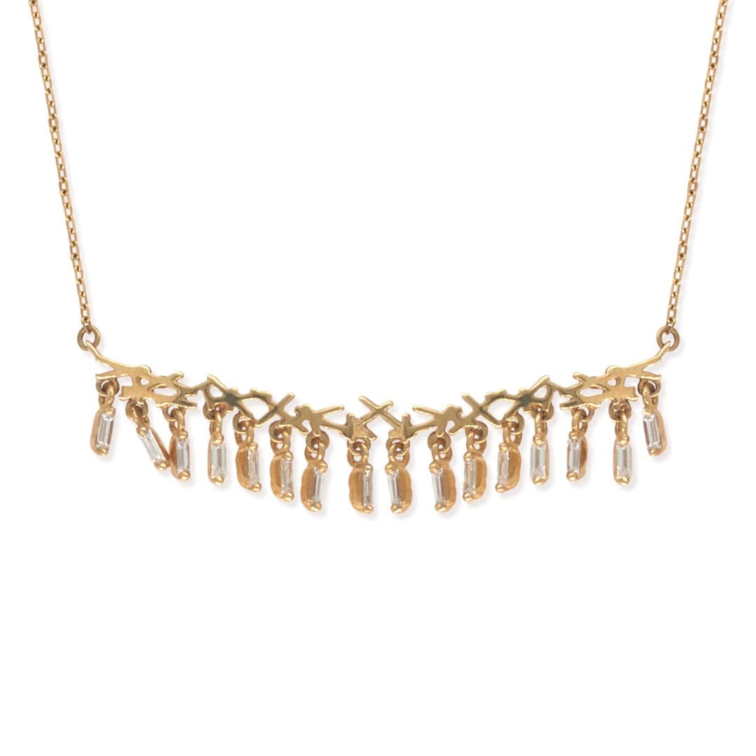 Suzanne Kalan Yellow Gold Pendant With Diamonds - M.Fitaihi