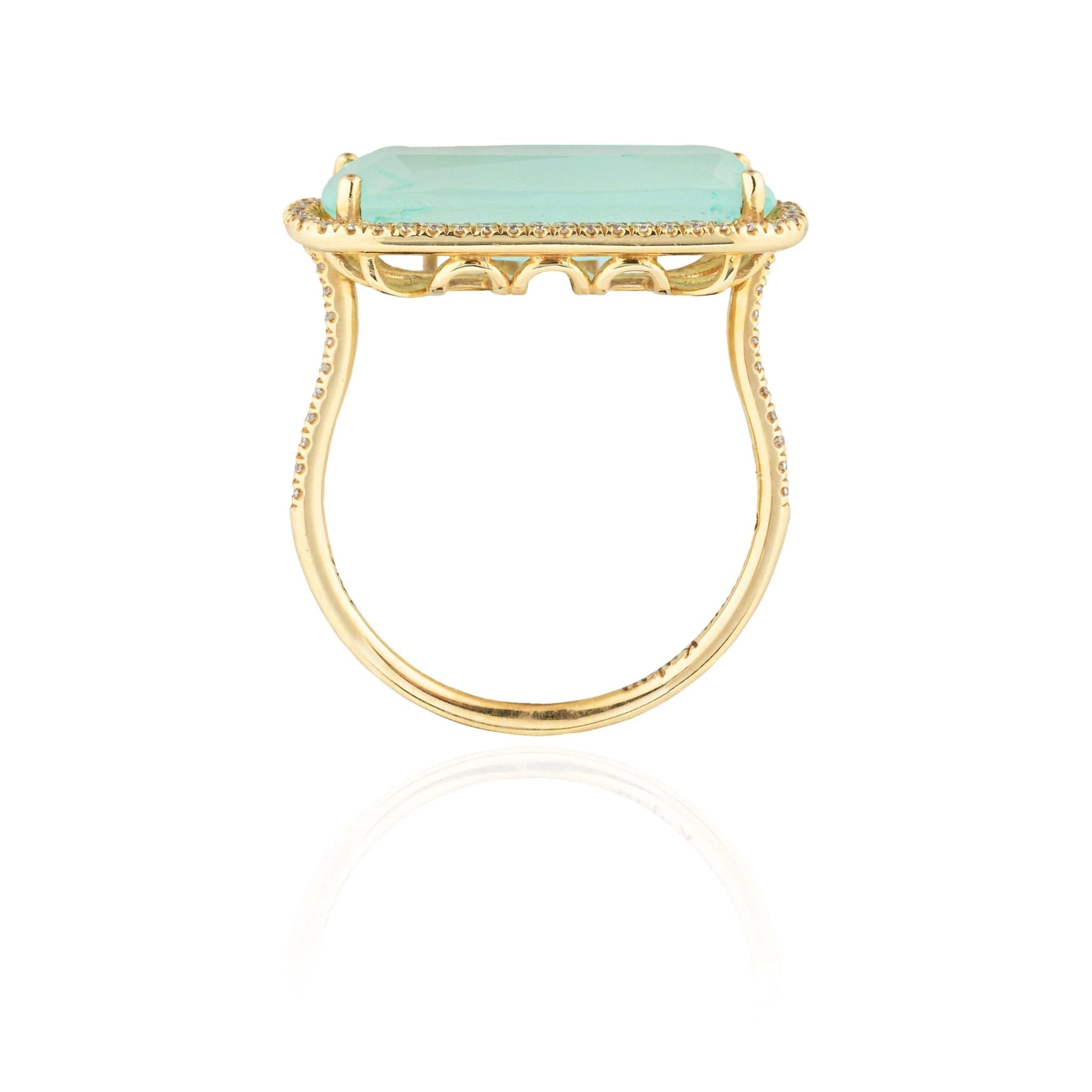 Suzzane Kalan Yellow Gold Ring - M.Fitaihi